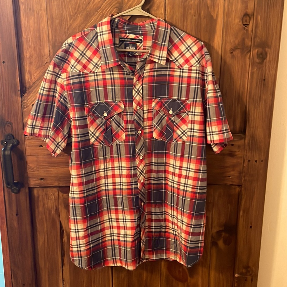 Mens Old Navy Western Fit Button Down 2XL
